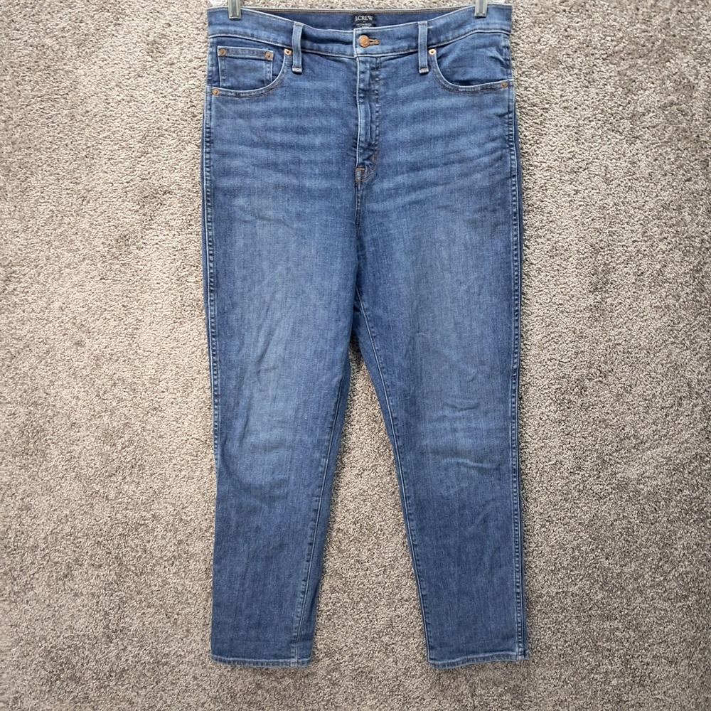 J.Crew High-Rise Classic Vintage Straight Leg Jeans Blue 31 Re-Imagined 7758